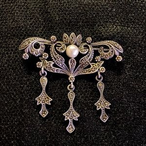 Vintage Marcasite Brooch